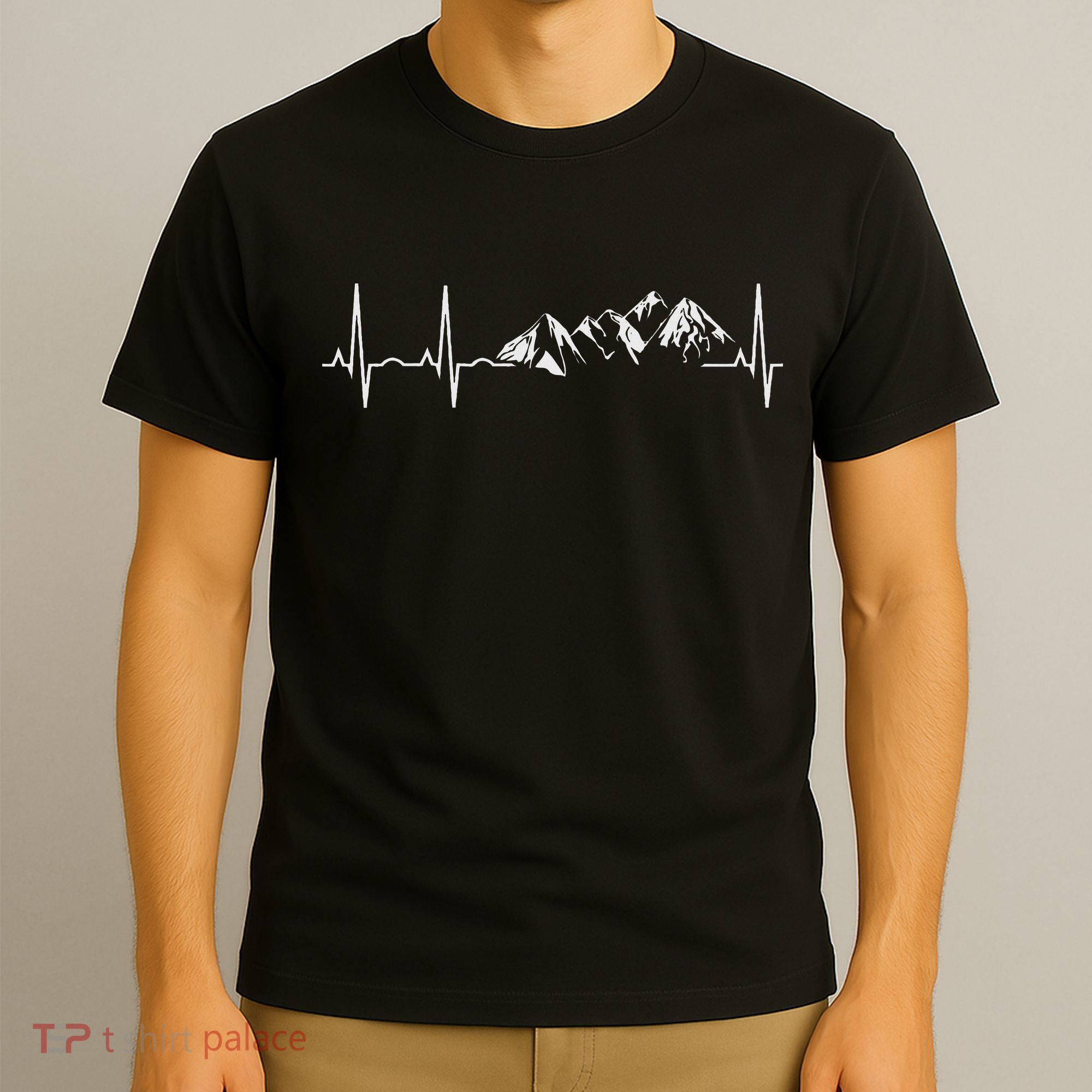 Mountain Heartbeat Best Mountain Climbing Hiking T-Shirt