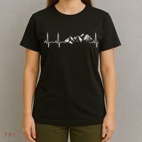 Mountain Heartbeat Best Mountain Climbing Hiking T-Shirt thumb 4