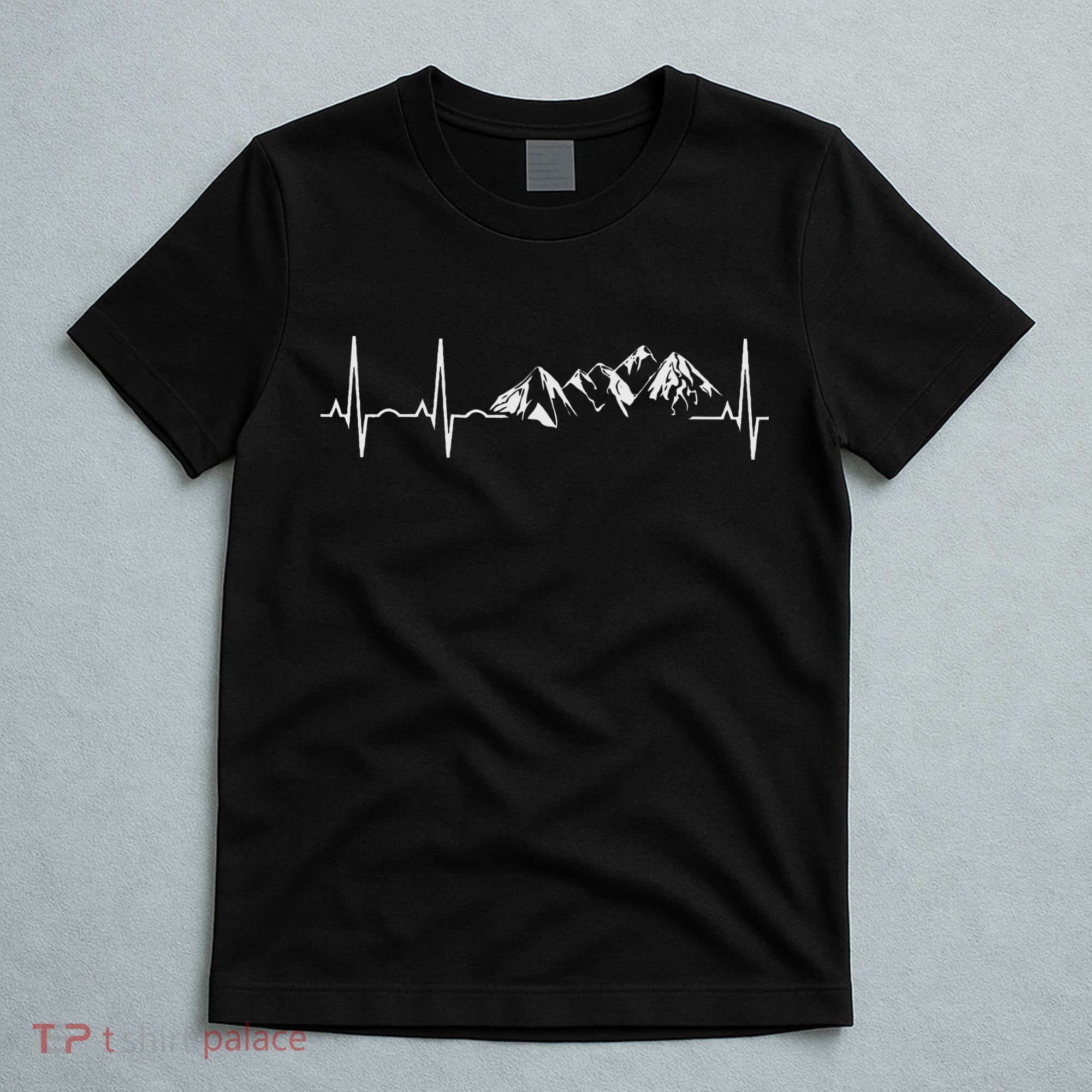 Mountain Heartbeat Best Mountain Climbing Hiking T-Shirt