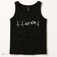 Mountain Heartbeat Best Mountain Climbing Hiking Tank Top thumb 2