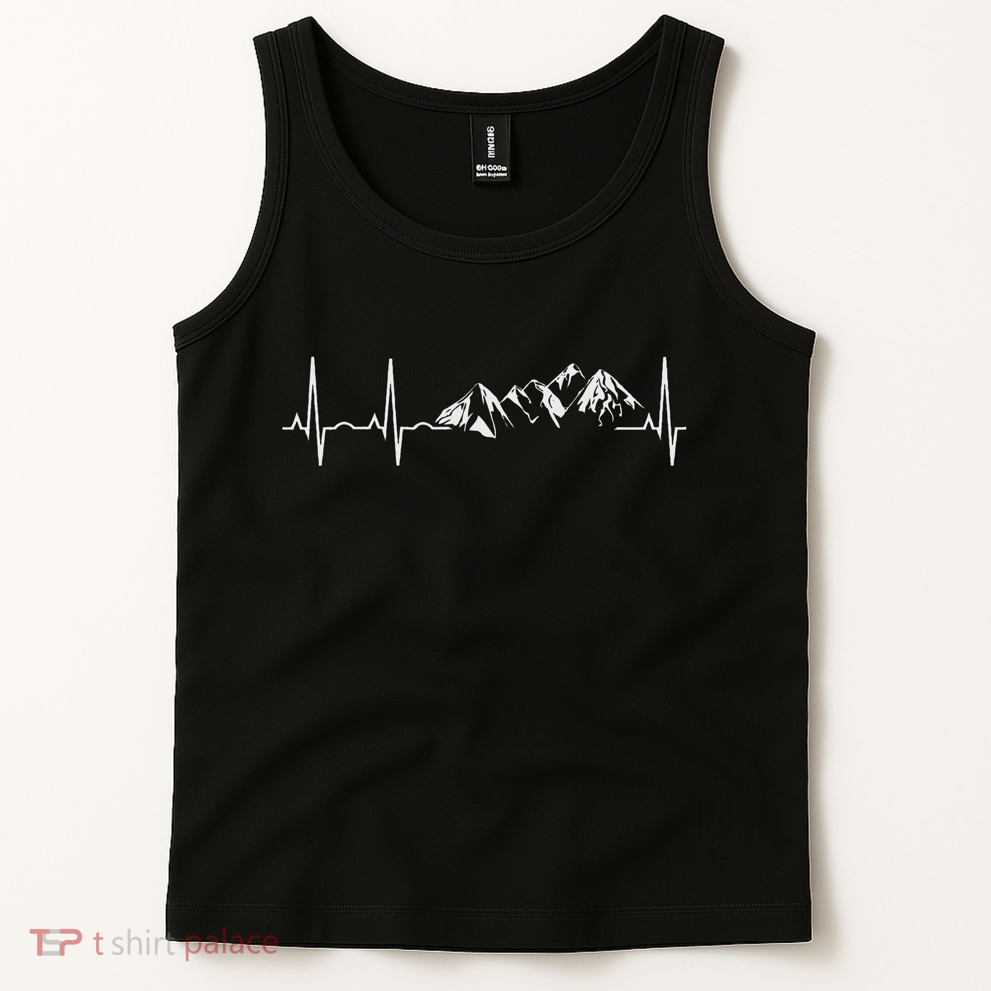 Mountain Heartbeat Best Mountain Climbing Hiking Tank Top