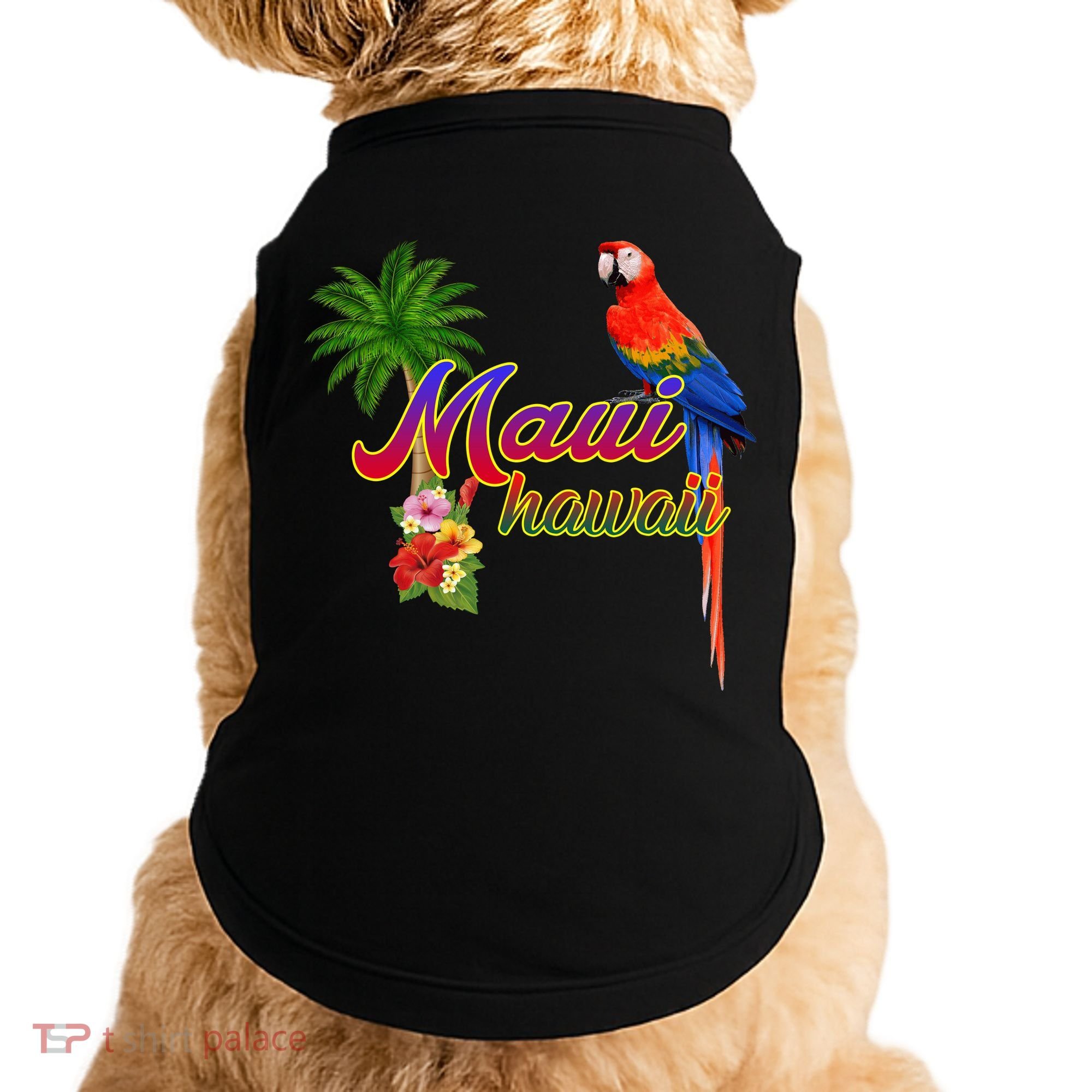 Maui Hawaii Beach Aloha Great Gift Doggie Tank