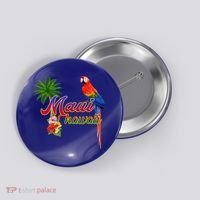 Maui Hawaii Beach Aloha Great Gift Button thumb 0