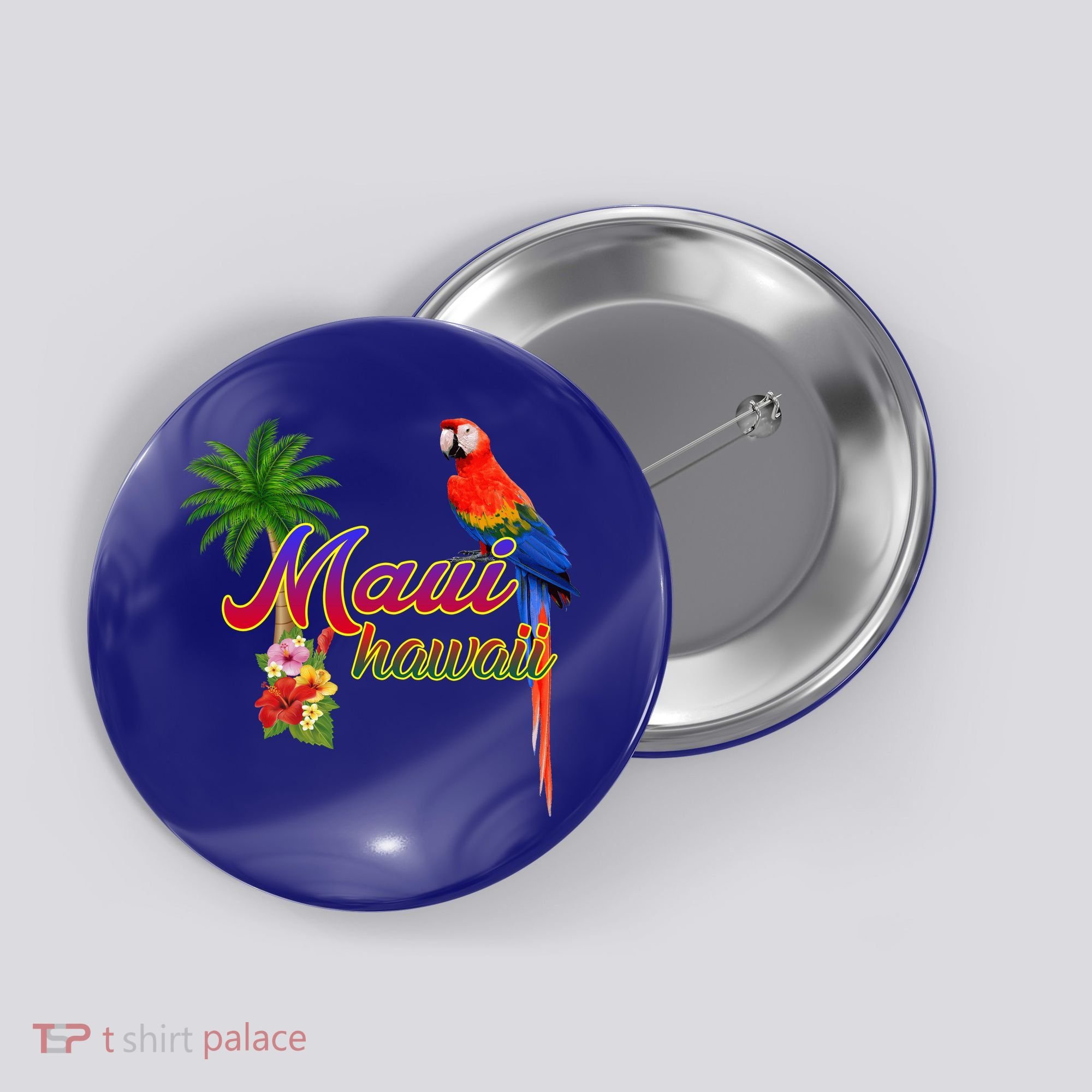 Maui Hawaii Beach Aloha Great Gift Button