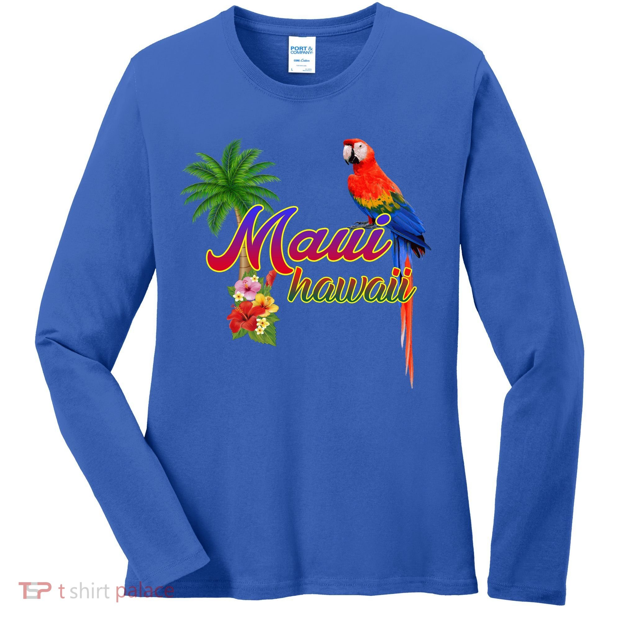 Maui Hawaii Beach Aloha Great Gift Women's Long Sleeve Shirt