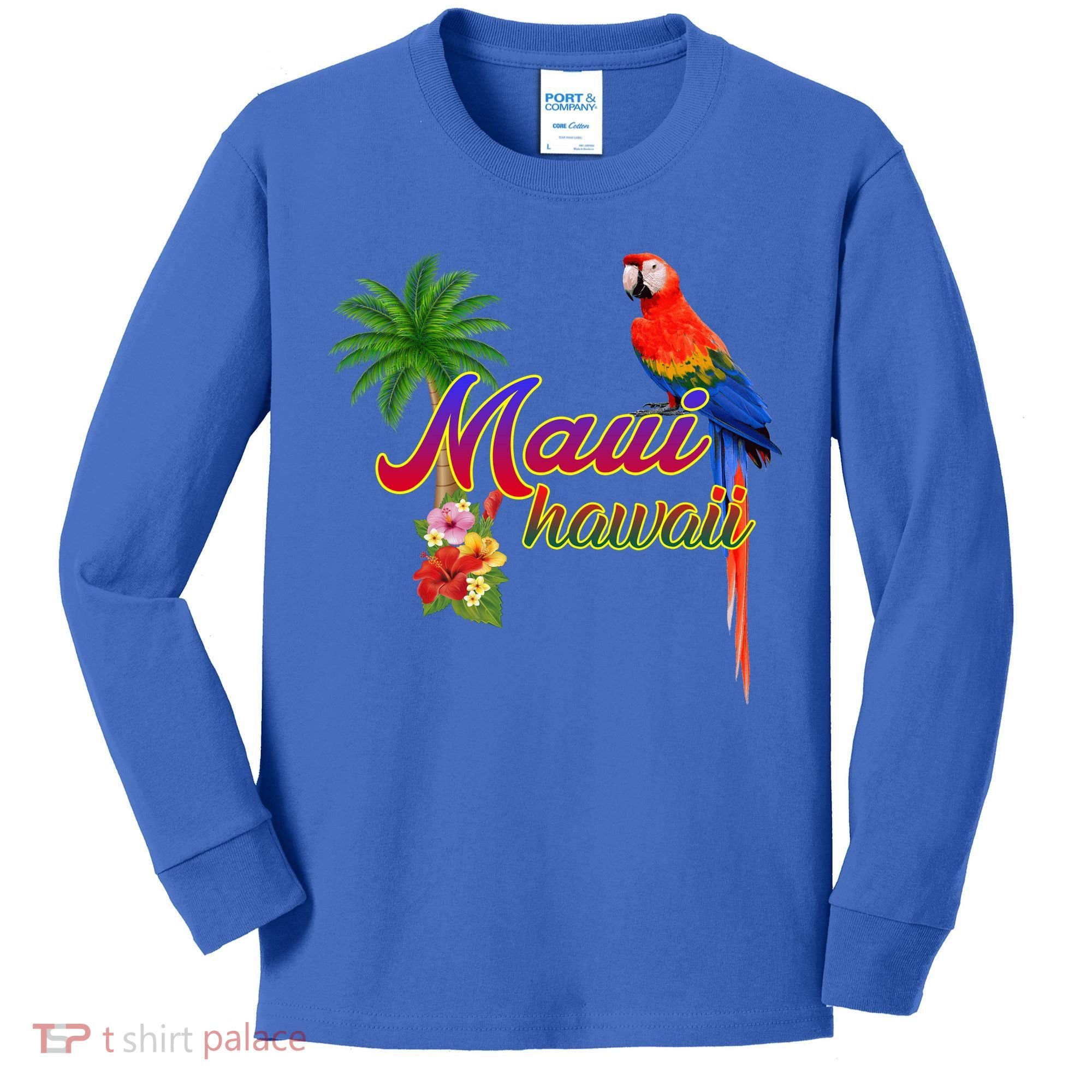 Maui Hawaii Beach Aloha Great Gift Kids Long Sleeve Shirt