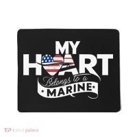 My Heart Belongs To A Marine Mousepad thumb 0