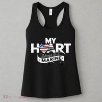 My Heart Belongs To A Marine Women's Tank Top thumb 3