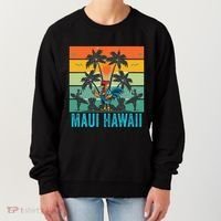 Maui Hawaii Beach Coconut Rooster Women's Sweatshirt thumb 0