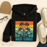 Maui Hawaii Beach Coconut Rooster Hoodie thumb 4