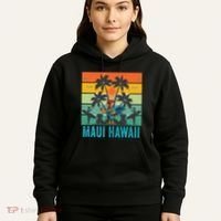 Maui Hawaii Beach Coconut Rooster Hoodie thumb 5