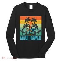 Maui Hawaii Beach Coconut Rooster Long Sleeve Shirt thumb 0