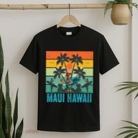 Maui Hawaii Beach Coconut Rooster T-Shirt thumb 2