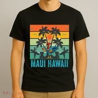 Maui Hawaii Beach Coconut Rooster T-Shirt thumb 3
