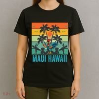 Maui Hawaii Beach Coconut Rooster T-Shirt thumb 4