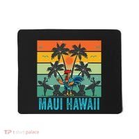 Maui Hawaii Beach Coconut Rooster Mousepad thumb 0