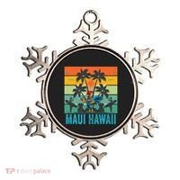 Maui Hawaii Beach Coconut Rooster Ornament thumb 0