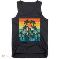 Maui Hawaii Beach Coconut Rooster Tank Top thumb 0
