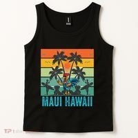 Maui Hawaii Beach Coconut Rooster Tank Top thumb 2