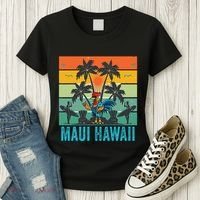 Maui Hawaii Beach Coconut Rooster Women's T-Shirt thumb 3