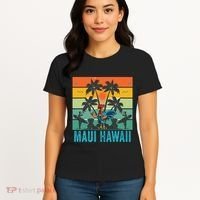 Maui Hawaii Beach Coconut Rooster Women's T-Shirt thumb 4