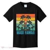 Maui Hawaii Beach Coconut Rooster Kids T-Shirt thumb 0