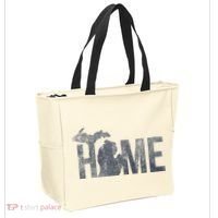 Michigan Home Blue And Distressed Tote Bag thumb 2