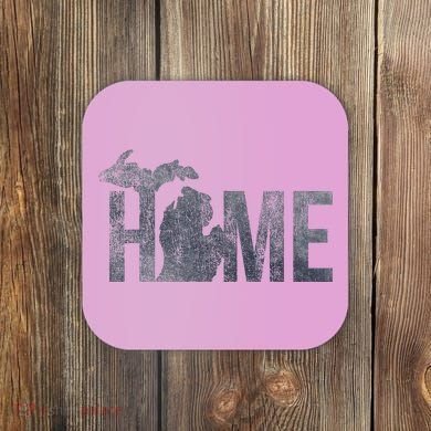 Michigan Home Blue And Distressed Coaster