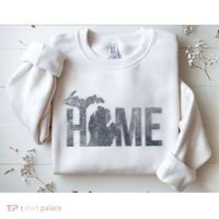 Michigan Home Blue And Distressed Sweatshirt thumb 2