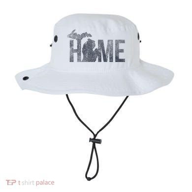 Michigan Home Blue And Distressed Bucket Hat