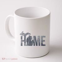 Michigan Home Blue And Distressed Coffee Mug thumb 0