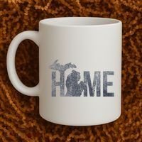 Michigan Home Blue And Distressed Coffee Mug thumb 2