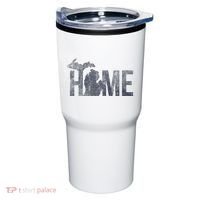 Michigan Home Blue And Distressed Tumbler thumb 0