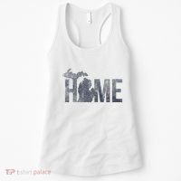 Michigan Home Blue And Distressed Women's Tank Top thumb 0