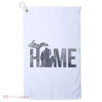Michigan Home Blue And Distressed Golf Towel thumb 0