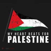 My Heart Beats For Palestine Gaza Peace Middle East Mousepad thumb 1