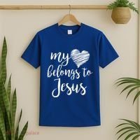 My Heart Belongs To Jesus T-Shirt thumb 2