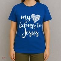 My Heart Belongs To Jesus T-Shirt thumb 4