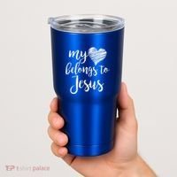 My Heart Belongs To Jesus Tumbler thumb 2