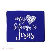My Heart Belongs To Jesus Mousepad thumb 0
