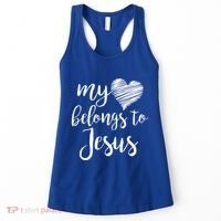 My Heart Belongs To Jesus Women's Tank Top thumb 0