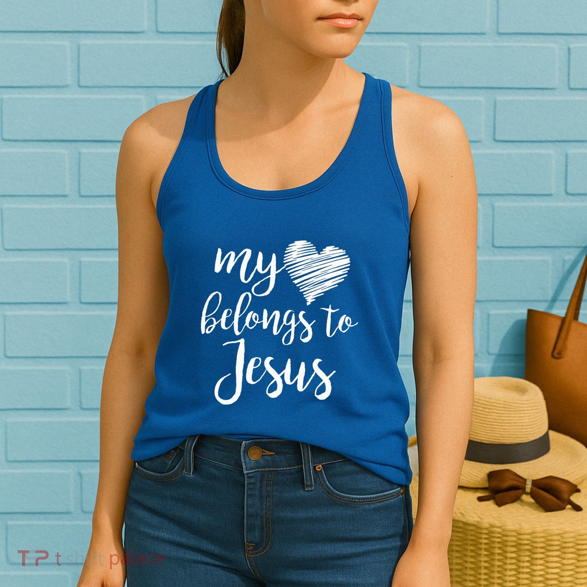 My Heart Belongs To Jesus Women's Tank Top