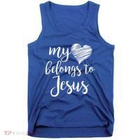 My Heart Belongs To Jesus Tank Top thumb 0