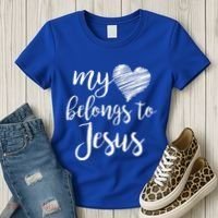 My Heart Belongs To Jesus Women's T-Shirt thumb 3