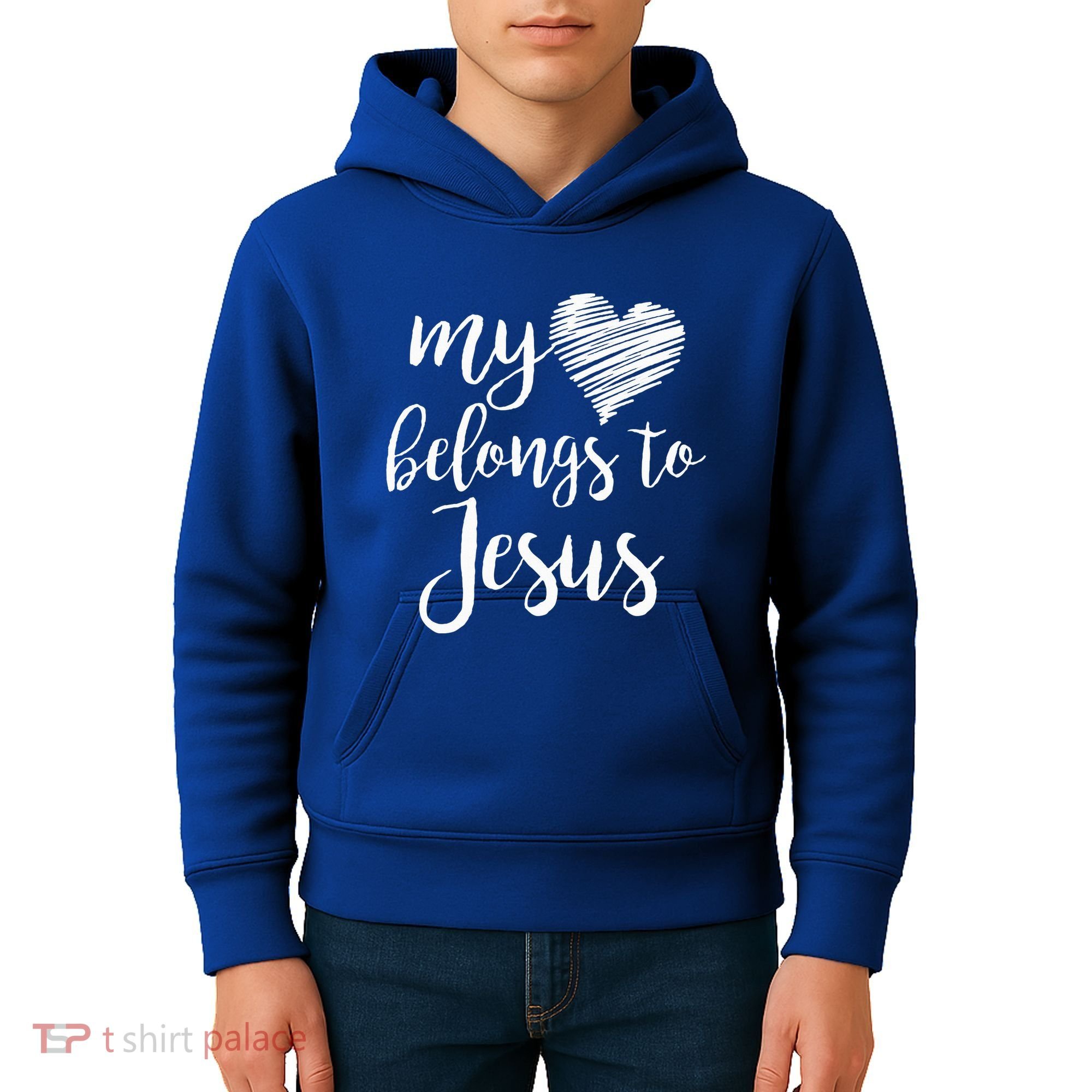 My Heart Belongs To Jesus Kids Hoodie