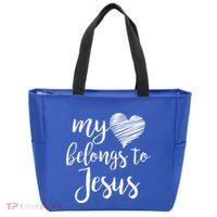 My Heart Belongs To Jesus Tote Bag thumb 0