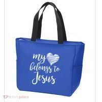 My Heart Belongs To Jesus Tote Bag thumb 3