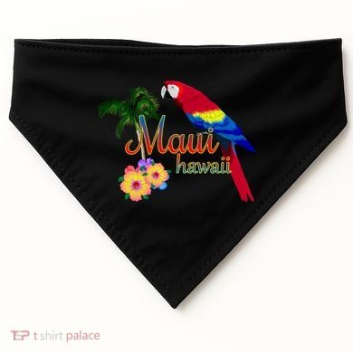 Maui Hawaii Beach Aloha Great Gift USA-Made Doggie Bandana