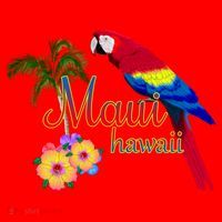 Maui Hawaii Beach Aloha Great Gift Santa Hat thumb 1