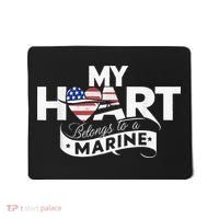 My Heart Belongs To A Marine Mousepad thumb 0